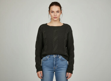 Swetry: Sweter damski, rozmiar S