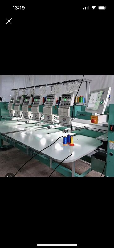 тамбурная вышивальная машинка: Продаю компьютерную вышивальную машинку б/у 16 головок 8000 долларов
