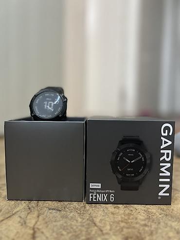 Garmin Fēnix 6 Sapphire — премиальные мультиспортивные GPS‑часы lalafo.kg да Garmin Fēnix 6 Sapphire — премиальные мультиспортивные GPS‑часы
