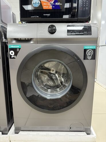 Стиральные машины: Стиральная машина Hisense, Автомат, До 9 кг, Полноразмерная