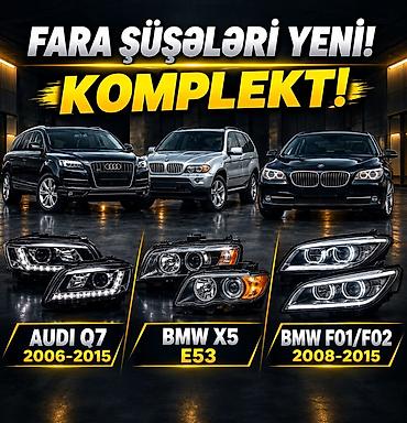 led isıq: BMW F01/F02 fara şüşələri – cüt - Model uyğunluğu: BMW 7 Series — 2