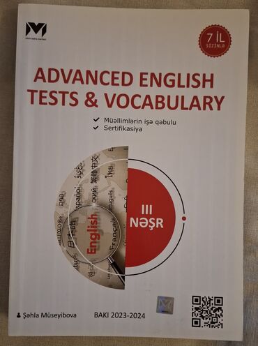 samir balakisiyev pdf 3 cü nəşr: Məhsul: Advanced English Tests & Vocabulary – III nəşr