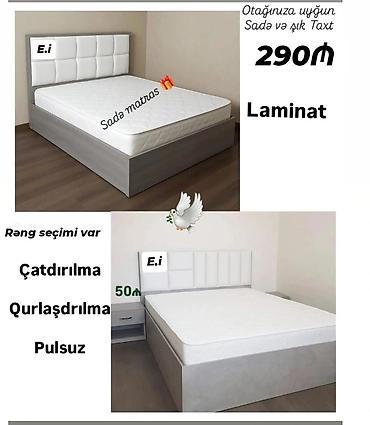Çarpayılar: Yeni, İkinəfərlik çarpayı, Matras ilə — 1