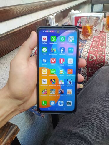 Huawei: Huawei P smart 2020, 128 GB, rəng - Göy