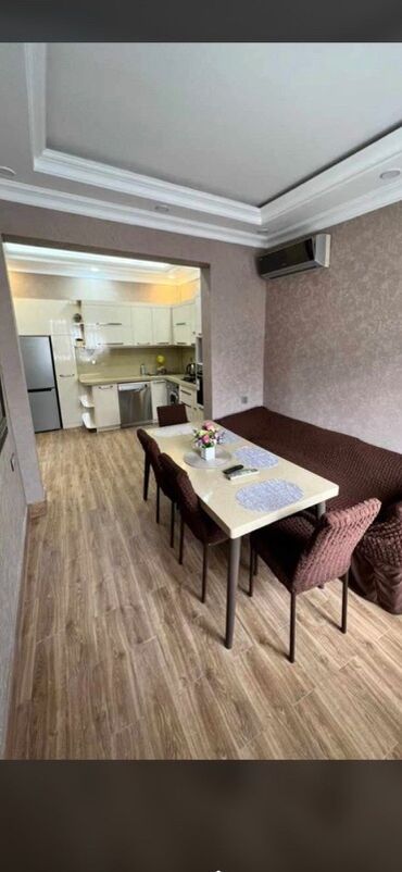 Uzunmüddətli kirayə mənzillər: Tam mebellı mənzil – geniş və işıqlı - Zövqlə dizayn edilmiş zal — 8