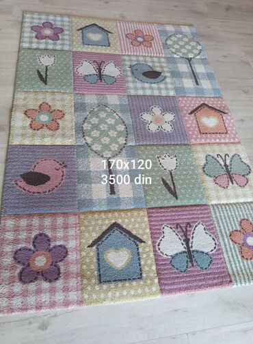 simpo stolovi i stolice: Carpet, Rectangle, color - Multicolored