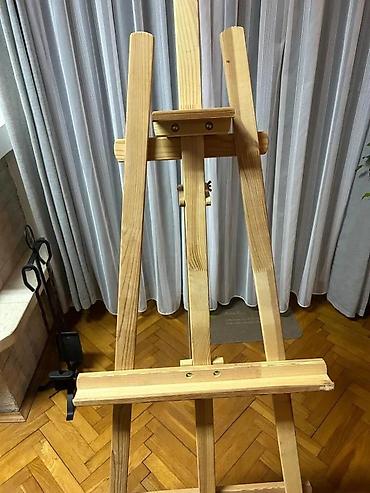 Slike i ramovi: Drvena slikarska štafelaj (studijski/akademski tip) - Model: ars nova — 5