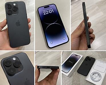 mini iphone: IPhone 14 Pro, Б/у, 512 ГБ, Черный, Зарядное устройство, Защитное стекло, Наушники, 77 % — 1
