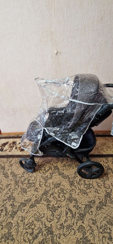 Коляски: Коляска, цвет - Серебристый, Б/у — 9
