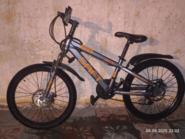 skorsnoy velosiped qiymetleri: Б/у Двухколесные Детский велосипед Saft, 22", скоростей: 18, Самовывоз