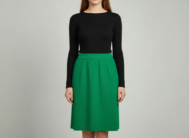 spódnice plisowane midi allegro: Women`s skirt, size M