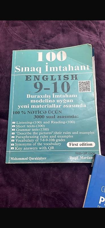 Книги и журналы: Məhsul: “100 Sınaq İmtahanı – English 9–10” (First edition) İÇİ NORMAL — 1