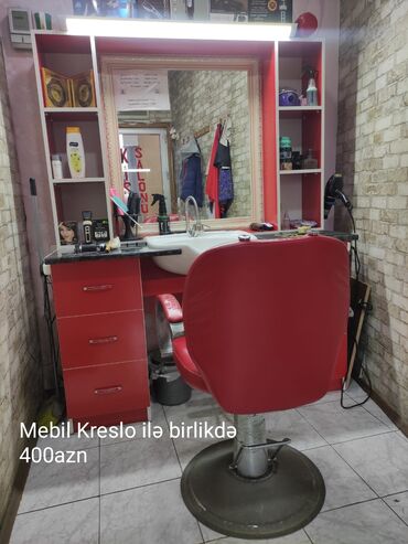 мебель на заказ: Bərbər mebeli moykali