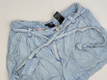 spodnie woskowane beż: H&M, Shorts for women, size M (EU 38)