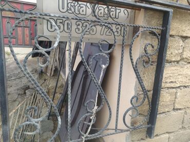 Həyət darvazaları: Hər növ dəmir, darvaza, raşotka, prilla, manqal və,s işləri. yüksək -da lalafo.az — 11 Həyət darvazaları: Hər növ dəmir, darvaza, raşotka, prilla, manqal və,s işləri. yüksək — 11