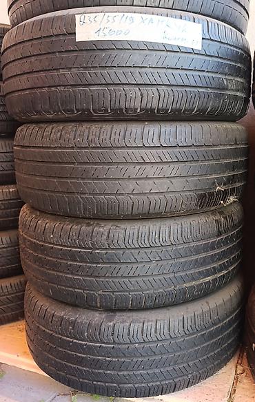 952 2: Шины 235 / 55 / R 19, Лето, Б/у, Комплект, Легковые, Корея, Hankook — 1