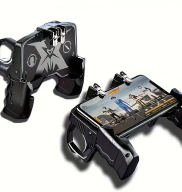 pubg üçün barmaqlıq: Mobil oyun üçün tetikli oyun pultu (gamepad) - Smartfonu pistolet