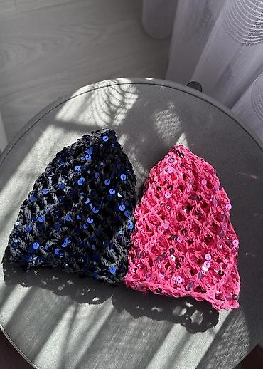 reqs paltarı: Məhsul: Payetli toxunma saç şəbəkəsi (bandana/şapka tipli) - Dizayn — 3