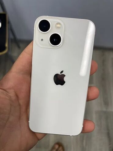 airpods max цена бишкек копия: IPhone 13 mini, Колдонулган, 128 ГБ, White Titanium, Коргоочу айнек, Каптама, 98 %