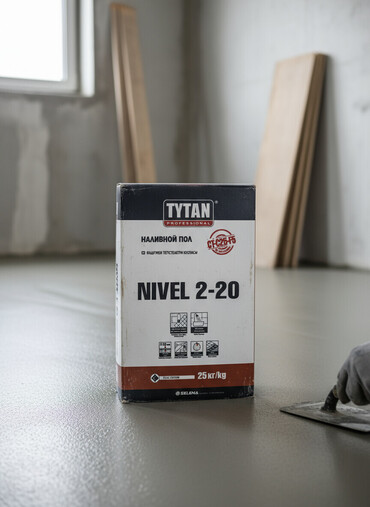 наливные полы: Наливной пол Tytan Professional Nivel 2-20 предназначен для создания