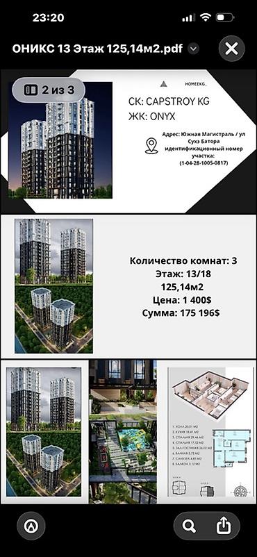 2комнаты: Строится, Элитка, 3 комнаты, 125 м² — 3