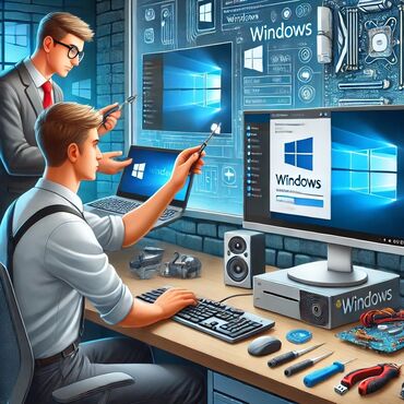 Ноутбуки, компьютеры: Установка и переустановка Windows 🚀 🔹 Быстро, качественно и надёжно