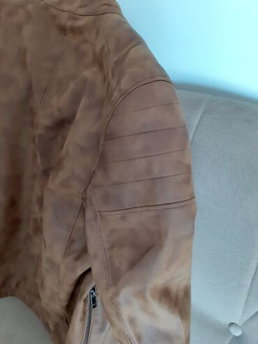 Kožne jakne: Kožna jakna Prava koža, XL (EU 54), Lc Waikiki, bоја - Braon — 6