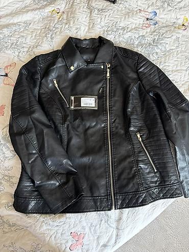 жилет кожаный женский: Кожаная куртка, Косуха, Экокожа, 6XL — 1