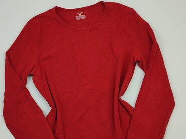 czerwona bluzki z długim rekawem: Bluzka Damska, L, stan - Bardzo dobry