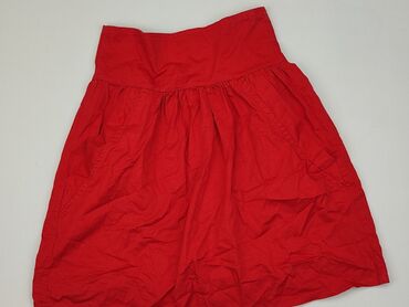 czerwone rozkloszowane spódnice midi: Spódnica, M, stan - Bardzo dobry