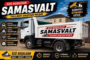 Автоуслуги: Özüboşaldan “Samasvalt” ilə tullantıların daşınması və söküntü işləri — 1