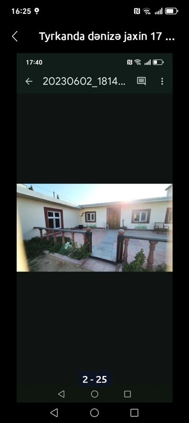 Ofis dəst mebeli: Tyrkanda dənizə jaxin ev satilir bir adamin 4 - evidir 17 - sotun — 5