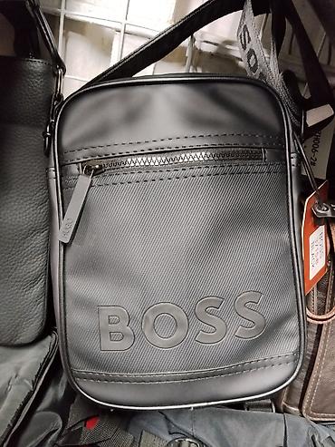 trade in: Сумка через плечо BOSS, черного цвета. - Формат: компактная — 1