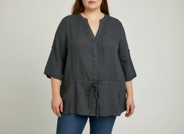 bluzki boho plus size: Yessica, Жіноча блуза, розмір 6XL