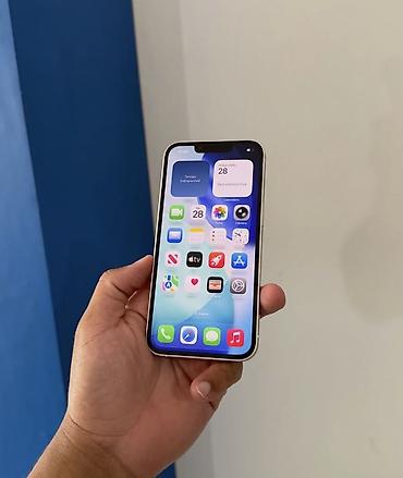 iphone oğuz: IPhone 13, 128 GB, Ağ, Zəmanət, Simsiz şarj, Face ID — 3