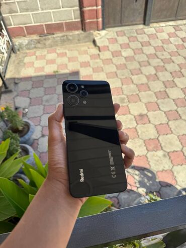 взять телефон в рассрочку без первого взноса: Redmi, Redmi 12, Б/у, 128 ГБ, цвет - Черный, 2 SIM