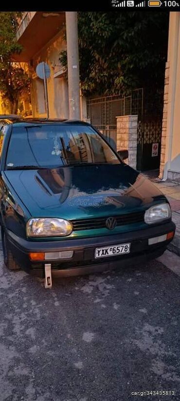 Οχήματα: Volkswagen Golf: 1.6 l. | 1994 έ. Χάτσμπακ