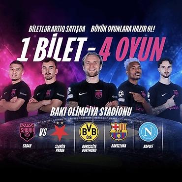 birge ve saglam: Məhsul: Champions League – 4 oyuna kombo bilet Barcelona, borussiya — 1