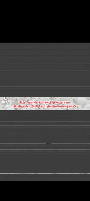 Работа: Öncədən Hərkəsdən Xaiş Edirəm Ki İşci Axatan İnsanlar Əlaqə Saxlasın