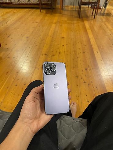 Apple iPhone: IPhone 14 Pro Max, Deep Purple, Simsiz şarj — 3