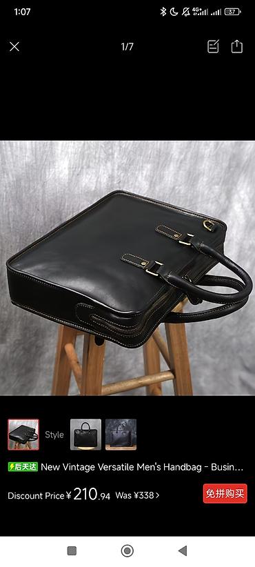 samsonite бишкек: Портфель, Жаңы, Материалы: Жасалма булгаары, Эркектердики — 4