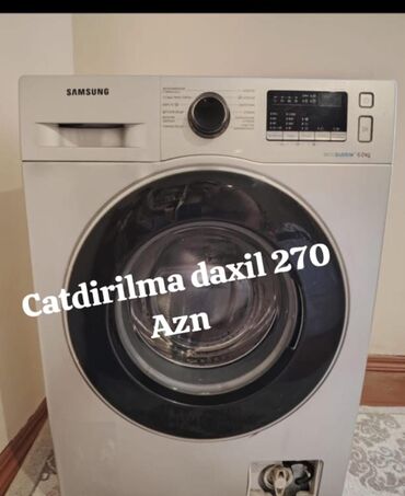 Sifarişlə masa və oturacaq dəstləri: Paltaryuyan maşın Samsung, 6 kq, İşlənmiş, Avtomat, Kredit yoxdur, Pulsuz çatdırılma