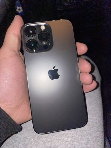 Уюлдук телефондор жана аксессуарлар: IPhone 13 Pro, Колдонулган, 128 ГБ, Black Titanium, Каптама, 84 %