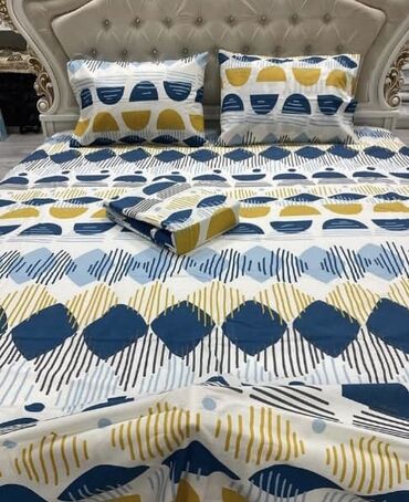 Комплекты постельного белья: Постельное бельё,100% хлопок, постельное бельё, наволочки, подушки — 20