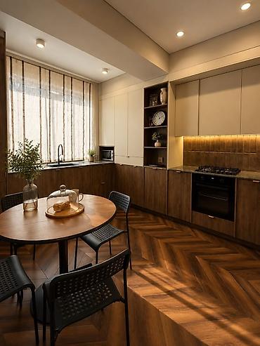 квартира на айни: 3 комнаты, 66 м², БГУ Элитка, 6 этаж, Дизайнерский ремонт — 1