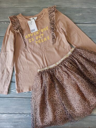 Платья: Детское платье, цвет - Коричневый, Новый — 4