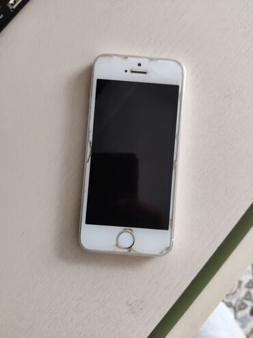 айфон 6 запчасть: IPhone 5s, Колдонулган, 64 ГБ, Күмүш, 100 %