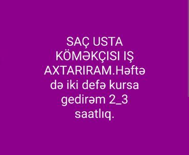 İş axtarıram (rezümelər): Saç ustaları