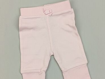 legginsy czarno rozowe: Спортивні штани, George, Для новонароджених, стан - Ідеальний