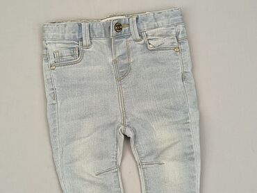 Jeans: Denim pants, Reserved, 6-9 months, condition - Good